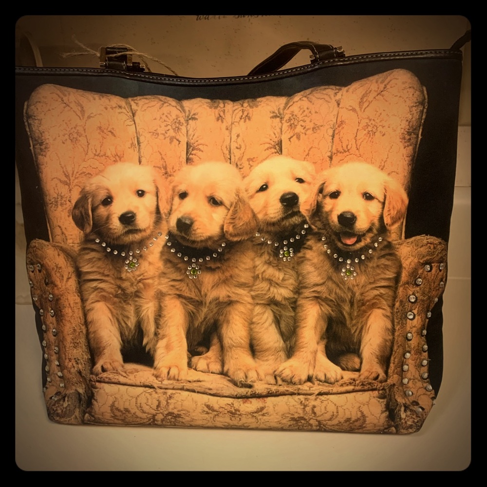 Golden retriever handbag